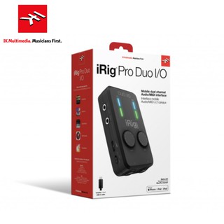 IK Multimedia iRig Pro duo I/O 行動錄音介面【敦煌樂器】