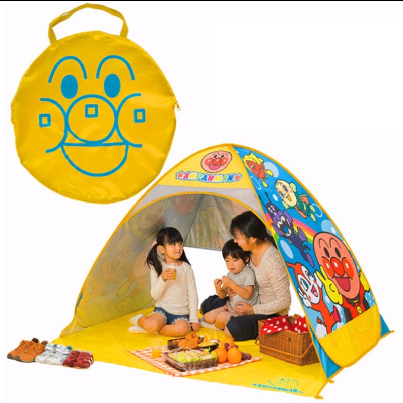 現貨-野餐首選 麵包超人帳篷 秒收好收納 兒童寶寶遊戲帳篷 防曬