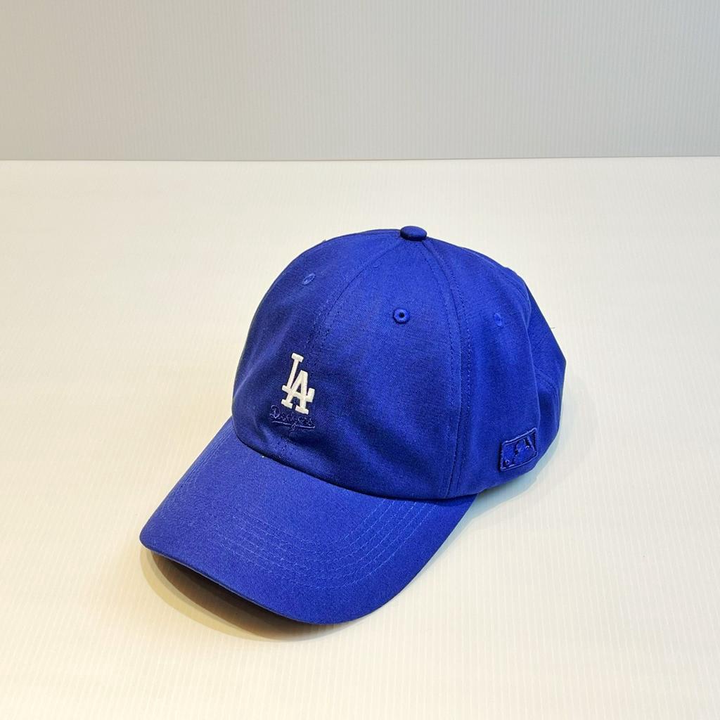 【大魯閣】大聯盟棒球帽 MLB棒球帽 老帽款 道奇隊球迷帽 藍色（可調式）