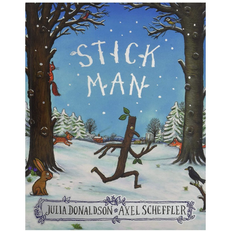 巫師盾 英文童書繪本 Stick Man 樹枝人 ａ24 蝦皮購物