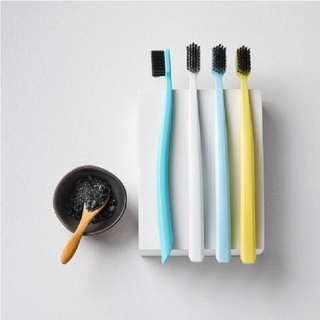 紐西蘭GRIN 高密度活性碳軟毛環保牙刷4支組