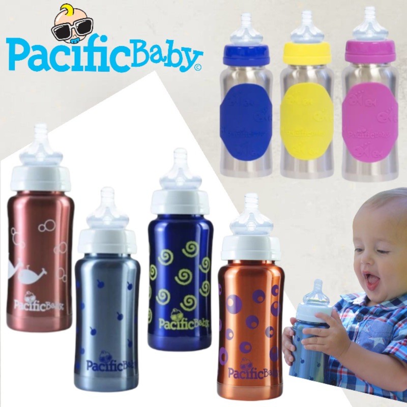 美國 Pacific Baby 不鏽鋼保溫太空瓶7oz