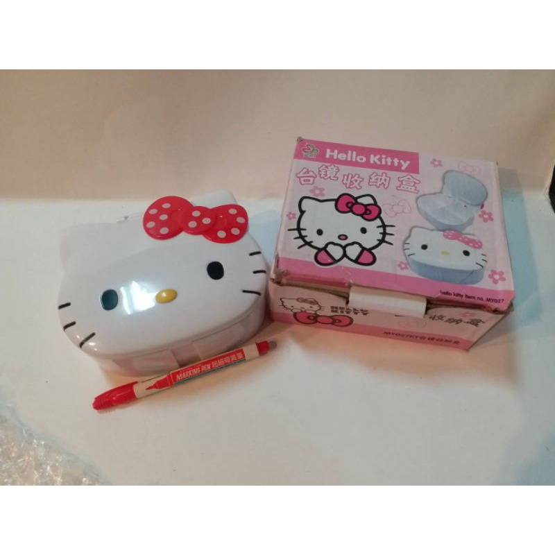 【全賣場最低價】全新未使用Hello Kitty 台鏡收納盒