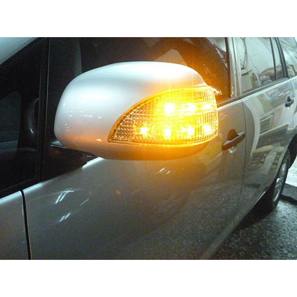 (柚子車舖) 豐田 2006-2013 YARIS 專用 LED 照後鏡方向燈蓋 -可到府安裝 正廠件