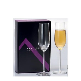 Lucaris 無鉛水晶香檳杯 250cc (2入方型禮盒組) SH系列 金益合玻璃器皿