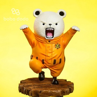 bobo·dodo丨優質版 海賊王 GK 萌物系列 貝波熊 趴姿手辦模型車用蛋糕擺件