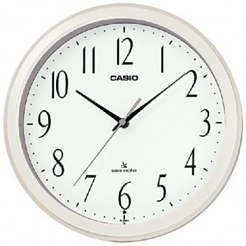 [現貨]中型Casio卡西歐電波鐘 (顯示台灣時間、自動對時、不必調時間、日本廠牌收訊強、夜間秒針停止不吵)
