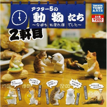 整套 零售 T Arts 動物的下班後時光第二彈 喝醉動物酒醉動物喝酒動物扭蛋轉蛋擺飾療癒 蝦皮購物