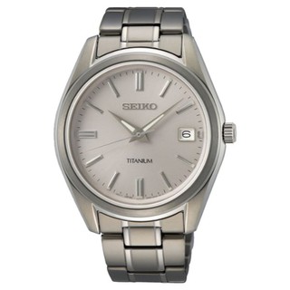 Seiko 精工表 6N52-00B0S(SUR369P1) CS系列經典簡約紳士男鈦金屬腕錶/白面 40.2mm