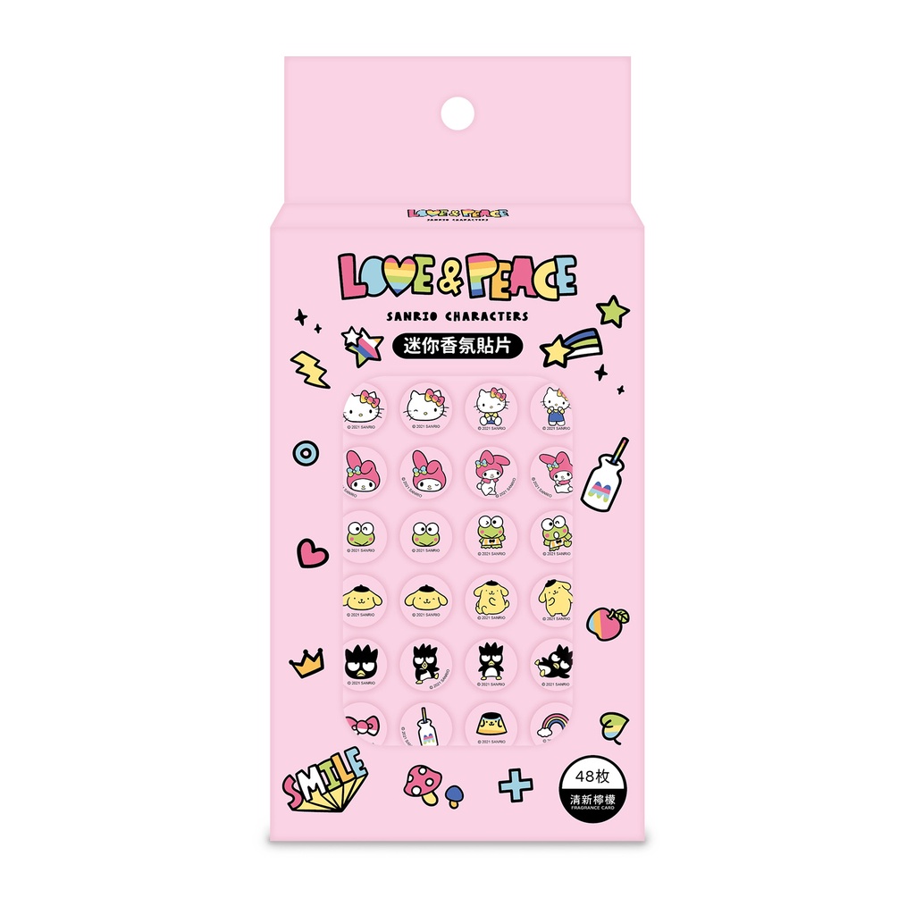 【Hello Kitty】口罩香氛貼片48枚/盒