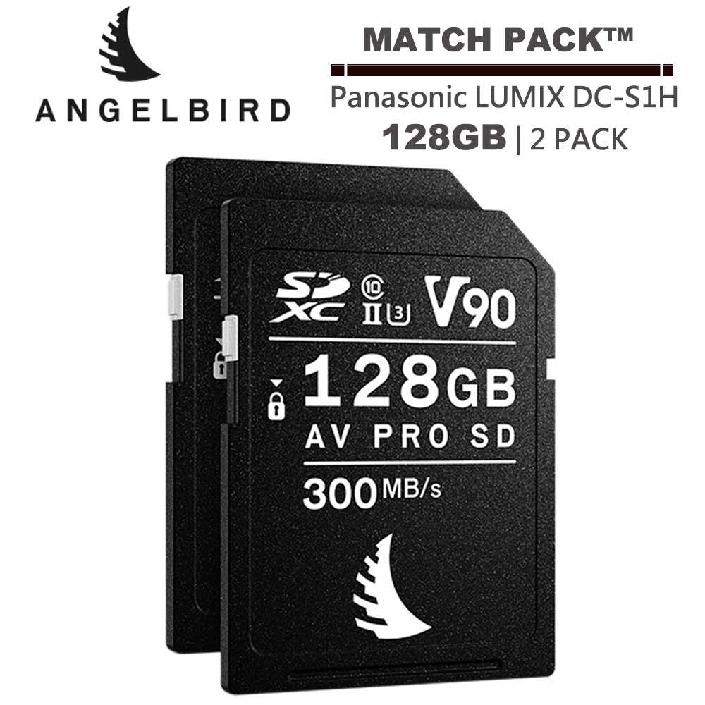 ANGELBIRD Match Pack 128GB 記憶卡 /2入 For Panasonic S1H