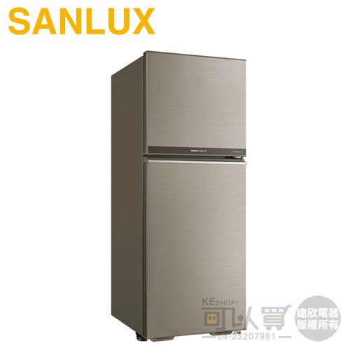 SANLUX 台灣三洋 ( SR-C321BV1B ) 321公升 變頻一級能效雙門電冰箱