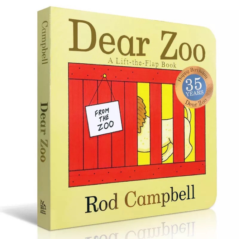 親愛的動物園 Dear Zoo 英文原版繪本 硬頁書 厚版 翻翻書