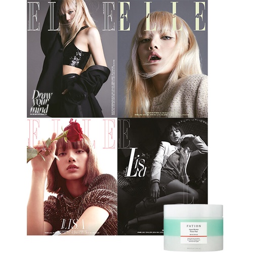 韓國雜誌代購 Elle 22 5月號封面 Lisa 四款封面隨機出貨 蝦皮購物