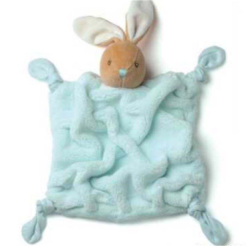 購自專櫃全新Kaloo 水藍plume 兔兔安撫巾