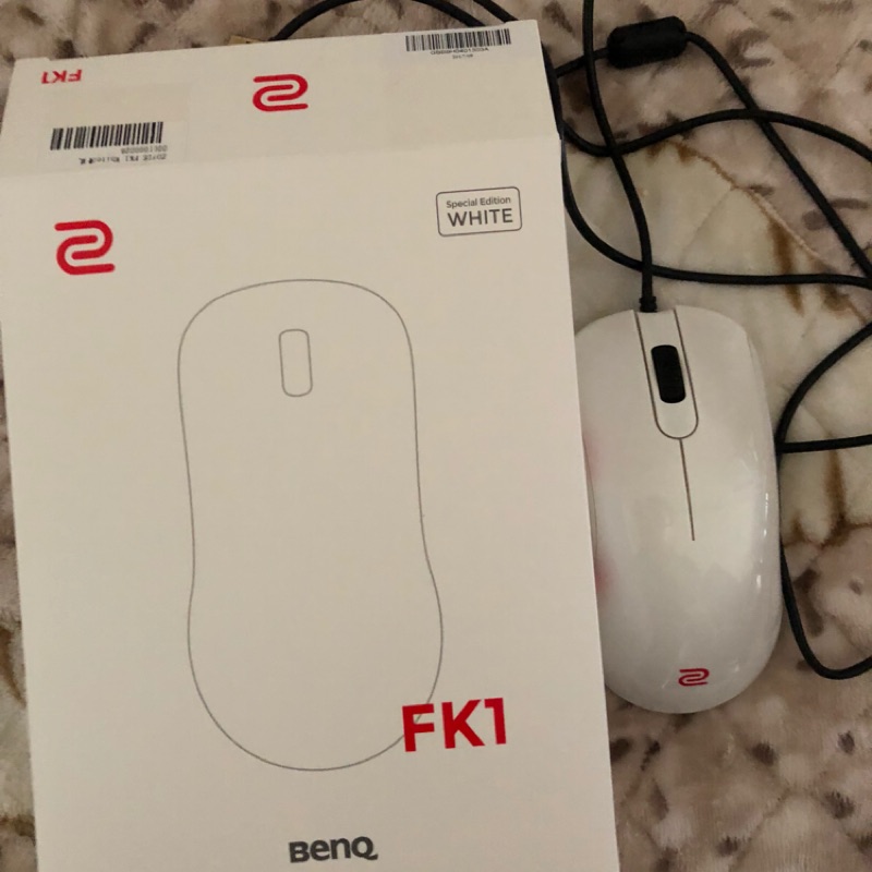 Zowie fk1 白色 fps遊戲滑鼠