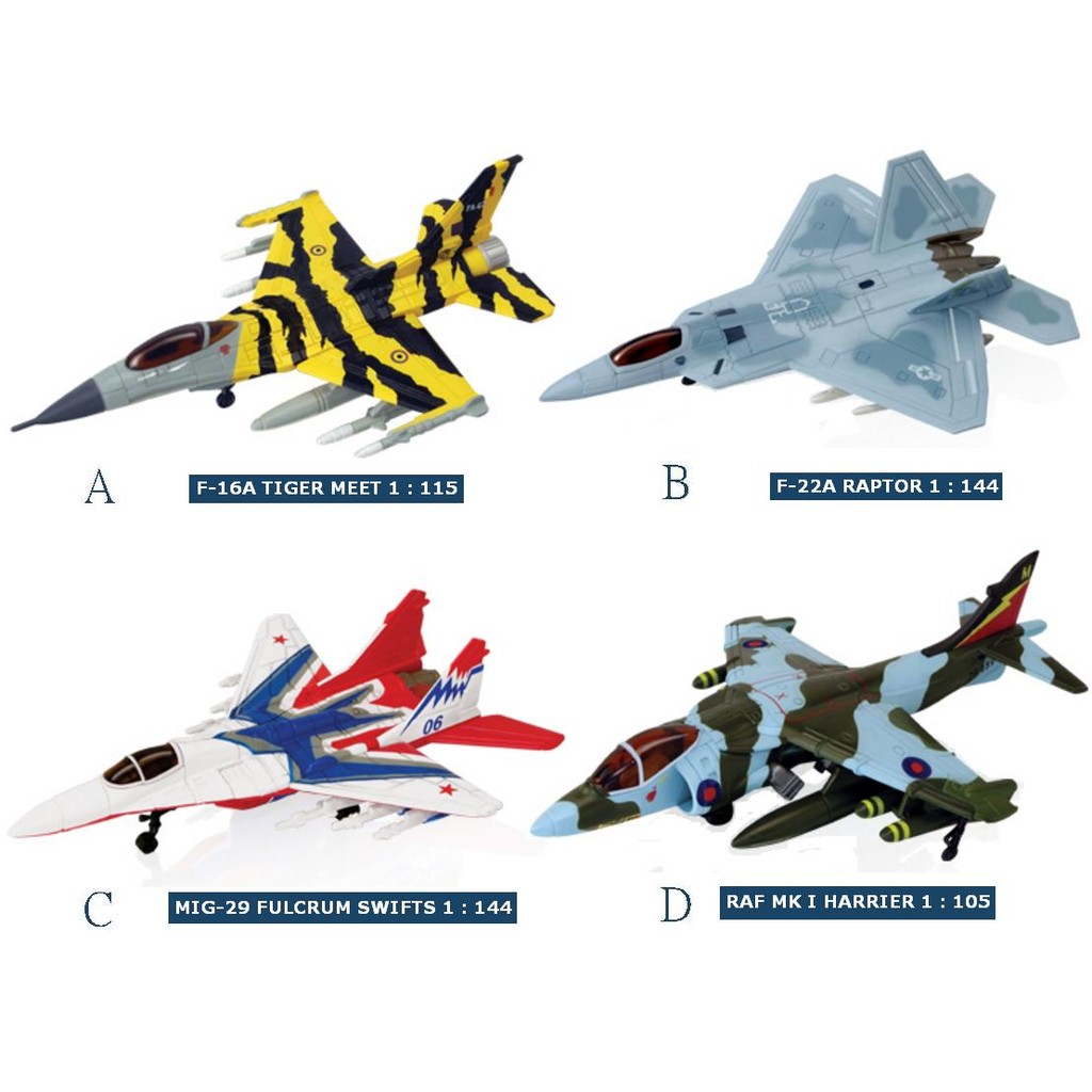 *-翔寶玩具屋-* 4D PUZZLE  F-16A、F/A-22、MIG-29、RAF MK1 立體拼圖 #20229