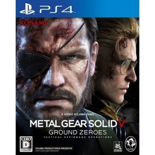 PS4 潛龍諜影5 原爆點 日英文字幕 語音日文 Metal gear solid V Ground zero 光碟無刮