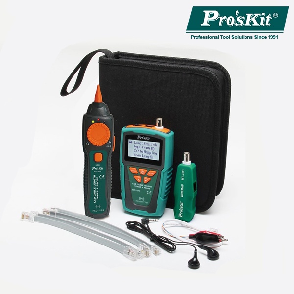 【含稅店】ProsKit寶工 MT-7071 LCD音頻線長查線器 尋線器 非接觸 網路查線器 驗電器