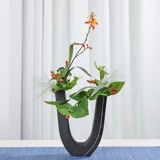 木造 花器 池坊 生花 花瓶 立花 正明 草月 生け花 陶器\nサイズ - 花瓶