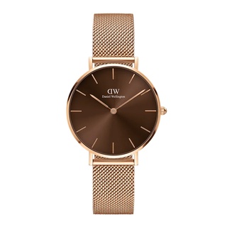 【天時鐘錶公司】Daniel Wellington DW00100477 32mm PETITE AMBER 腕錶 DW