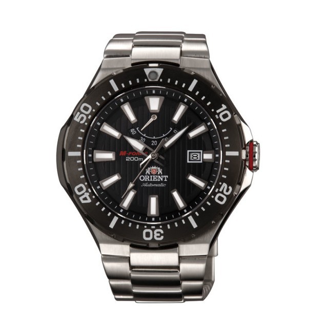 ORIENT東方錶 200m潛水錶 鋼帶款 黑色 SEL07002B