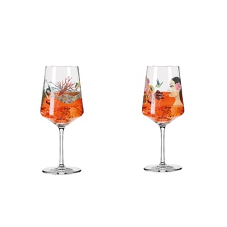 【德國RITZENHOFF】 SOMMERRAUSCH 夏季高峰高腳水晶杯-共2款《拾光玻璃》果汁杯 酒杯 玻璃杯
