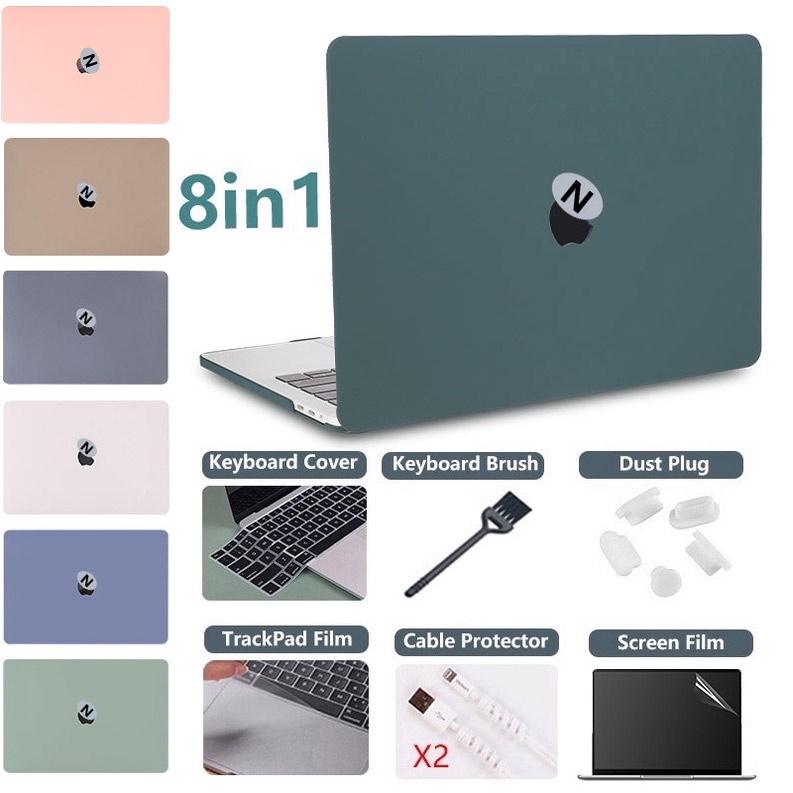 8 合 1 2022 筆記本電腦保護殼適用於 Macbook 2022 Air 13.6 M2 A2681 M1 202