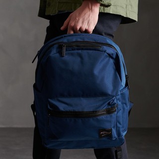 「i」【現貨】極度乾燥 Superdry 紳士藍 水壺袋 筆電夾層 後背包 書包 帆布包 男女