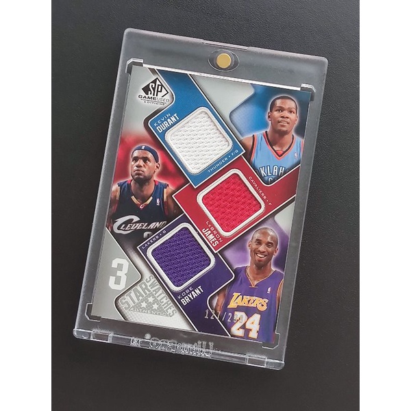 球衣卡限量2009-10 KOBE BRYANT LEBRON JAMES KEVIN DURANT MVP  蝦皮購物