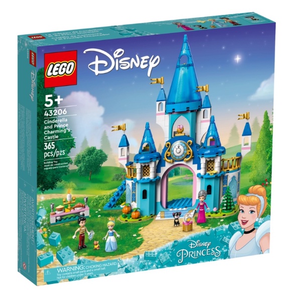 正版公司貨 LEGO 樂高 Disney系列 LEGO 43206 灰姑娘和白馬王子的城堡