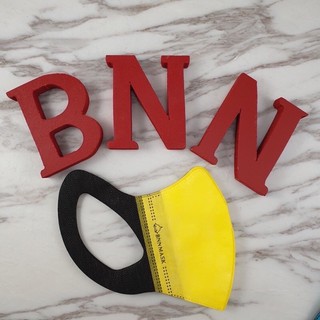 bnnxmask -BNN口罩-MM立體成人香蕉黃口罩/5片入1包/黃色/蜜光黃/檸檬黃/鮮豔黃