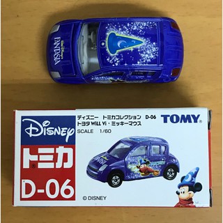 TOMY TOMICA DISNEY 迪士尼 D-06 紫色 米奇魔法師 will 魔法米奇 2004