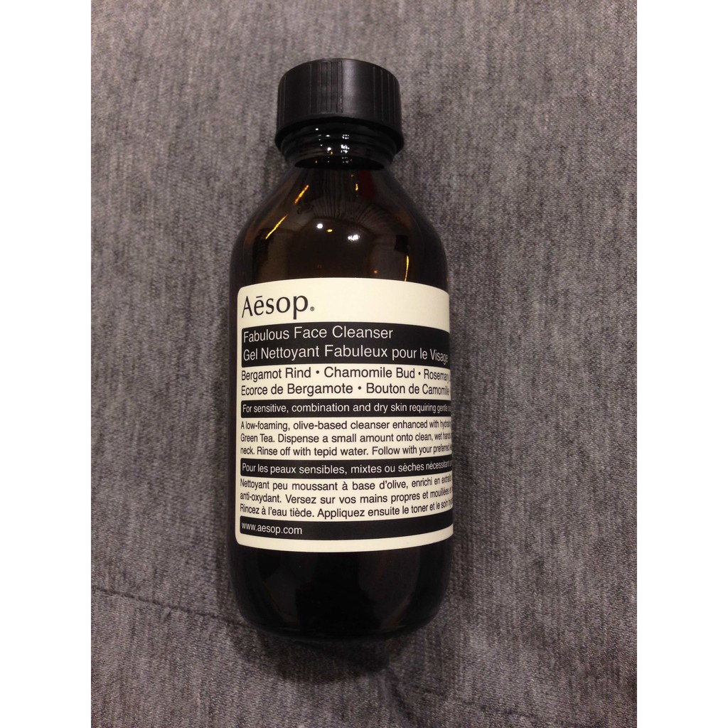 全新未開封附壓頭 Aesop fabulous face cleanser 煥采柔舒潔面露 100ml