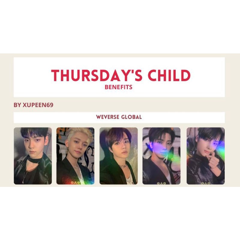 【2021最新作】 TXT Thursday's Child ヨンジュン トレカ ３枚セット superior-quality.ru:443