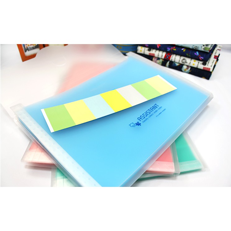 A4/13K  6層輕巧扁型風琴夾.文件收納夾 PO-06038-1