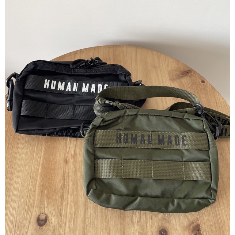 Human Made MILITARY POUCH #2 小包 綠色 黑色 現貨 腰包 隨身包