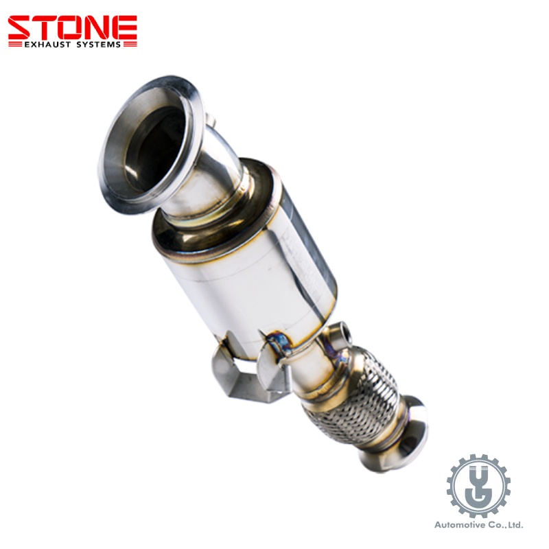 STONE BMW 328i/428i Eddy Catalytic Downpipe(N26) 排氣管【YGAUTO】