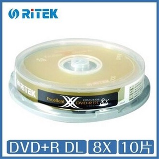 E-books 國際版 8X DVD+R DL8.5G 10片桶裝