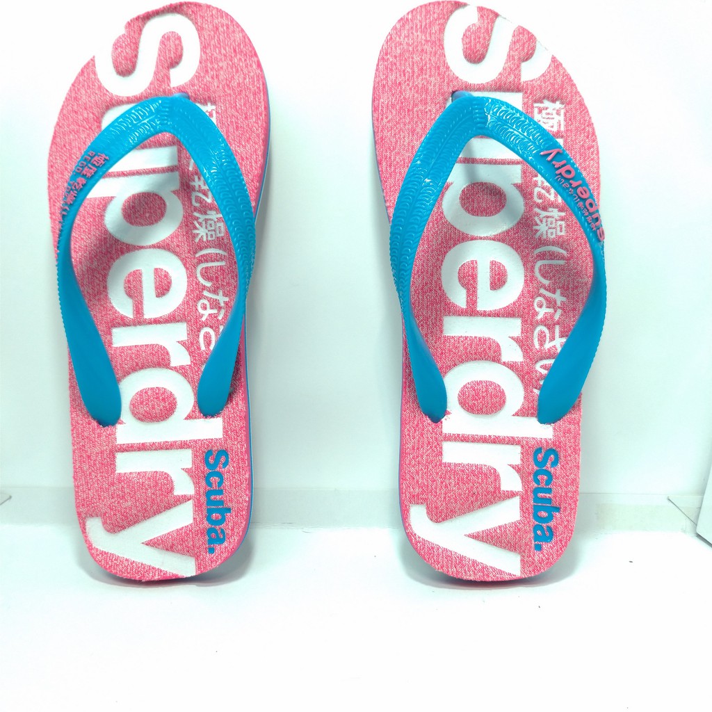 &lt;極度絕對&gt;極度乾燥 SUPERDRY 女版 潛水布鞋面夾腳拖 沙灘鞋 海灘鞋 人字拖鞋