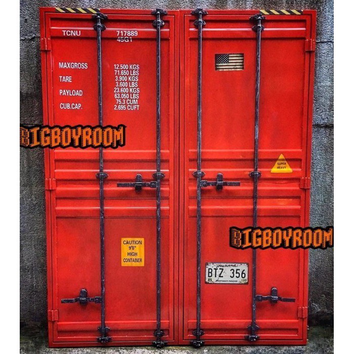 【BIgBoyRoom】工業風家具 貨櫃門 鐵製造型 LOFT美式復古vintage客製化拍攝道具 飯店民宿咖啡廳規劃