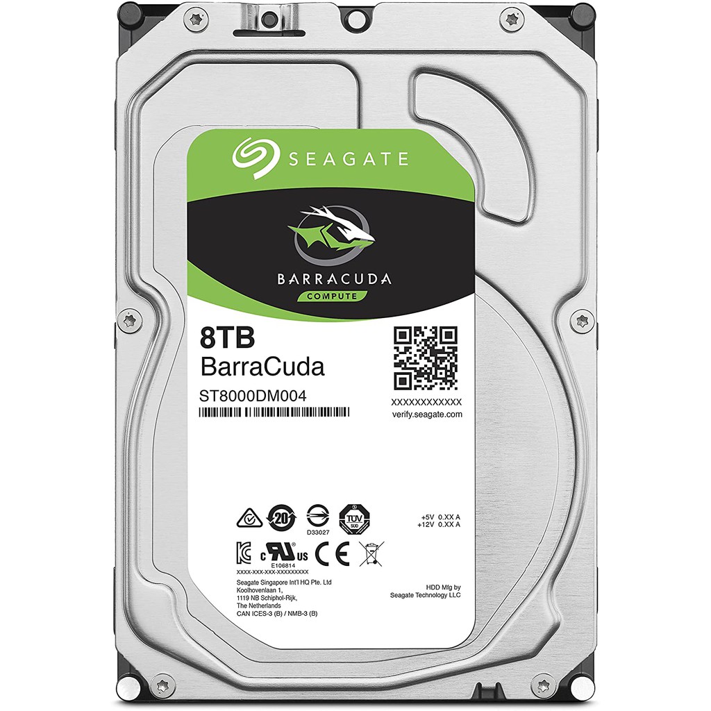 Seagate 希捷 新梭魚 BarraCuda 3.5吋 3TB 4TB 6TB 8TB HDD 桌上型硬碟 硬碟