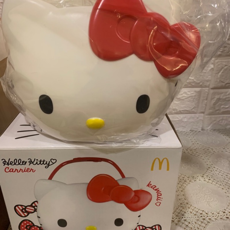 麥當勞Hello Kitty車用置物籃 kitty手提籃（現貨）