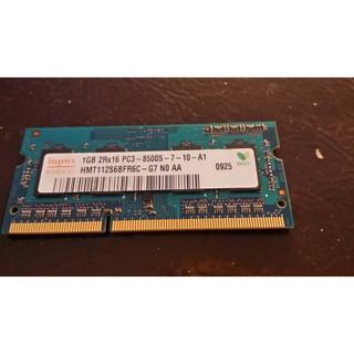 NB 升級換下的 DDR3 1G PC3-8500S 筆電 記憶體 hynix 海力士!!