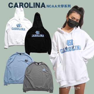 NCAA 帽T 北卡羅萊納大學 多色 刺繡LOGO 長袖 休閒 大學T 男 (布魯克林) 7155500-