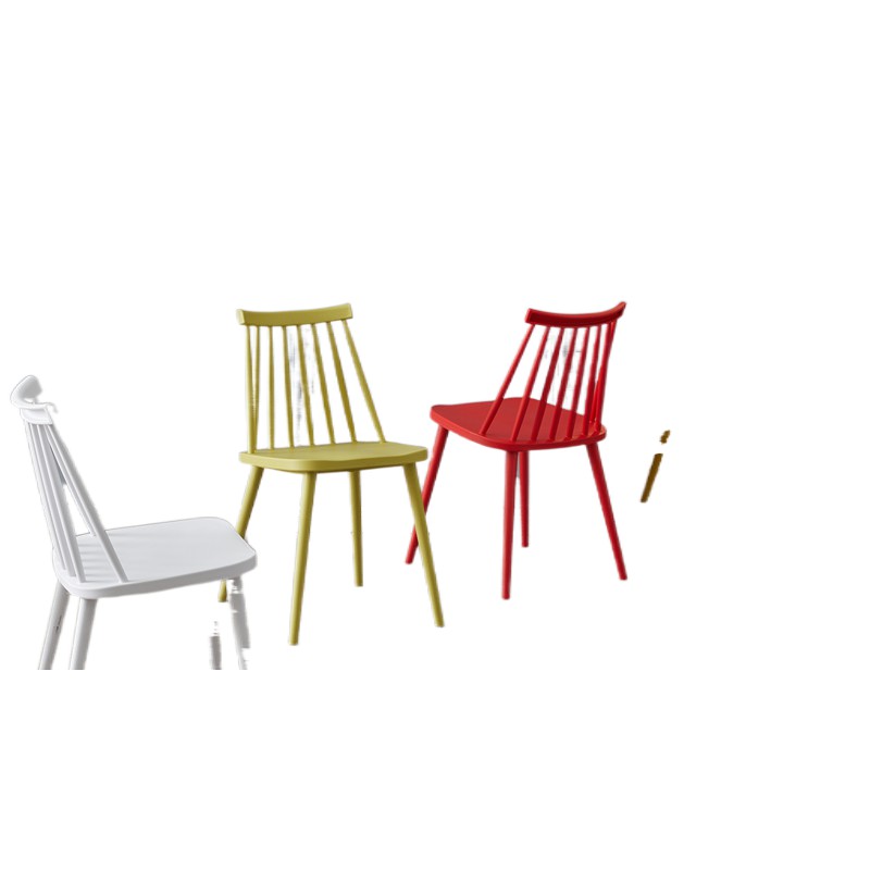 ins✉北歐椅子簡約塑料家用餐椅凳子靠背溫莎椅化妝椅網紅現代書桌椅