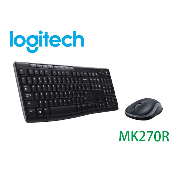 Logitech 羅技 MK270r 無線鍵盤滑鼠組 無線 鍵盤 滑鼠 隨插隨用 3年保固