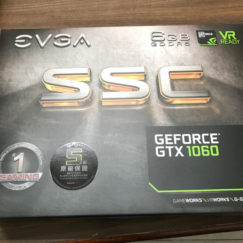 艾維克EVGA GTX1060 6GB   SSC GAMING ACX3.0 GDDR5