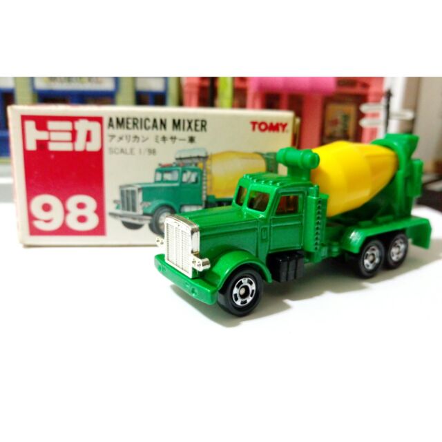 Tomica 紅標 98 絕版 稀有 American Mixer 美國 水泥車