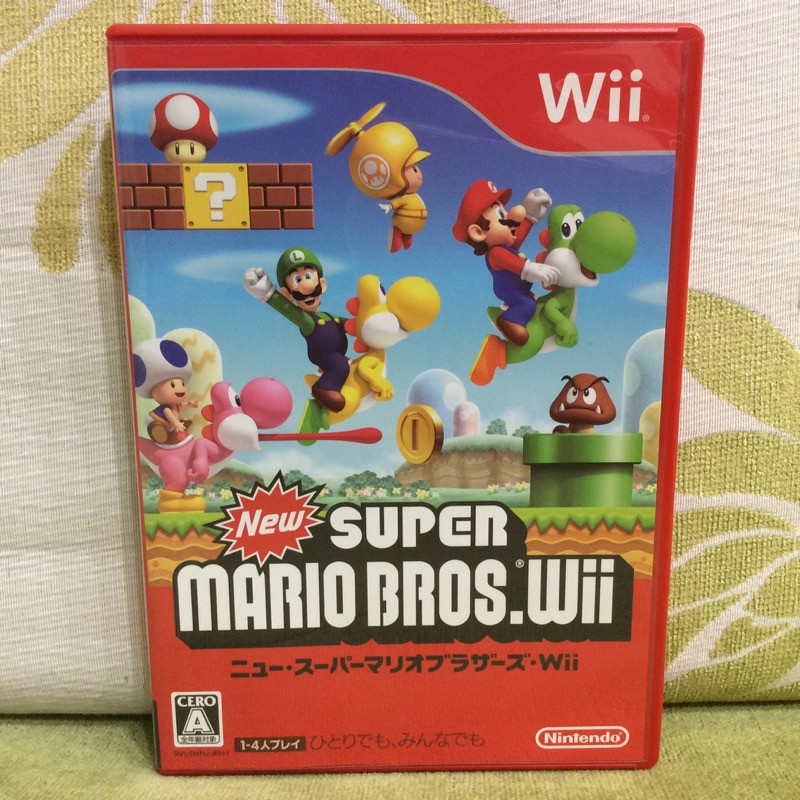 Wii 日版 新 超級瑪莉歐兄弟 瑪利歐 馬莉歐 馬利歐 瑪莉歐 任天堂 Wii U可玩